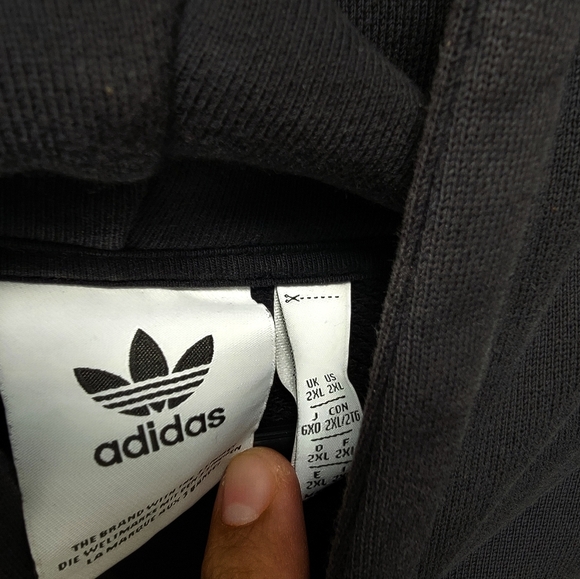 Adidas Trefoil Hoodie 2XL - Picture 2 of 3